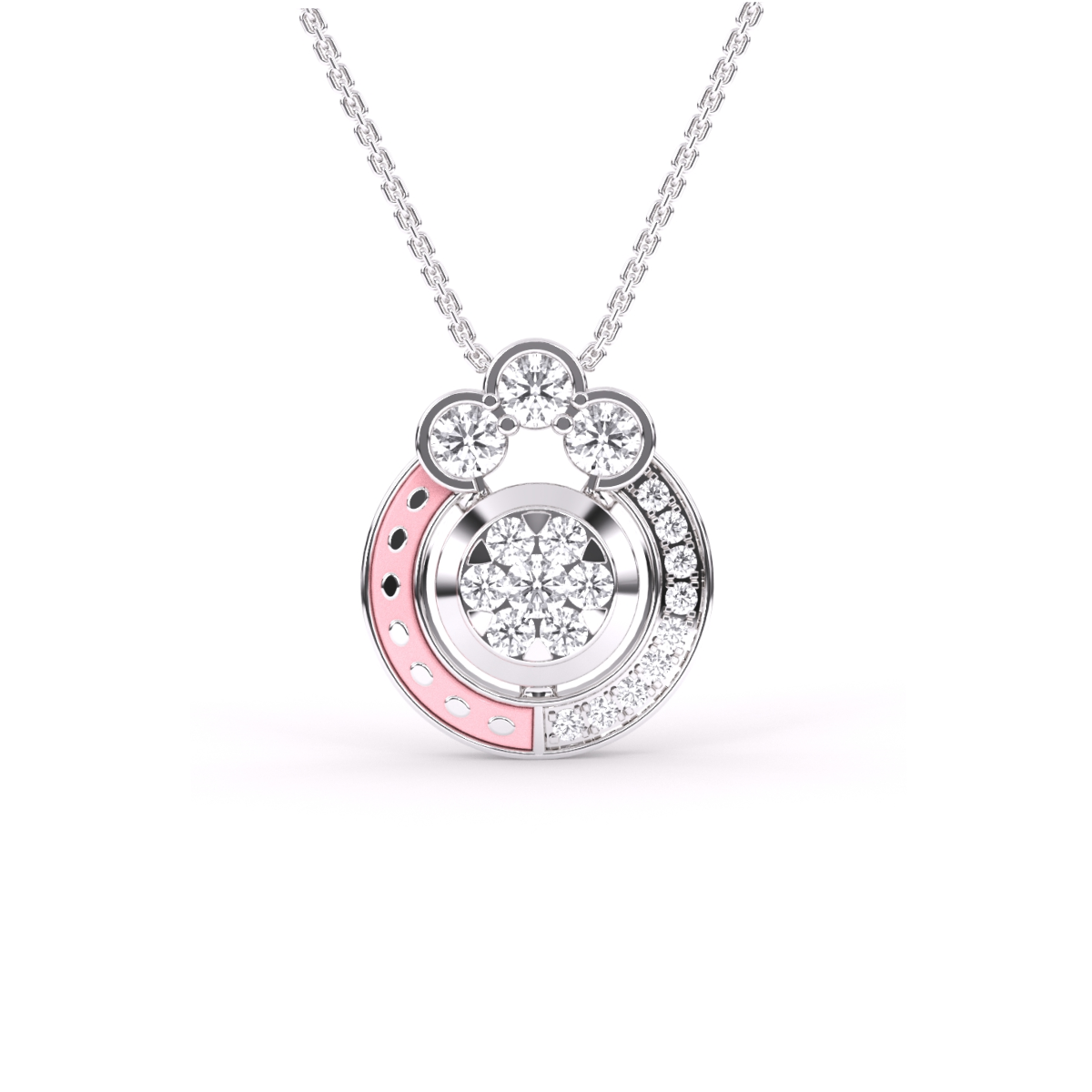 Dream of Dazzle Diamond Pendant For Girls